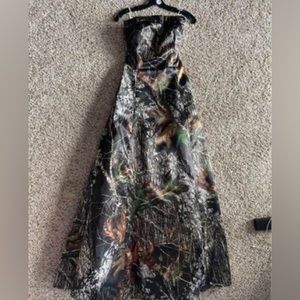 Prom camo dress